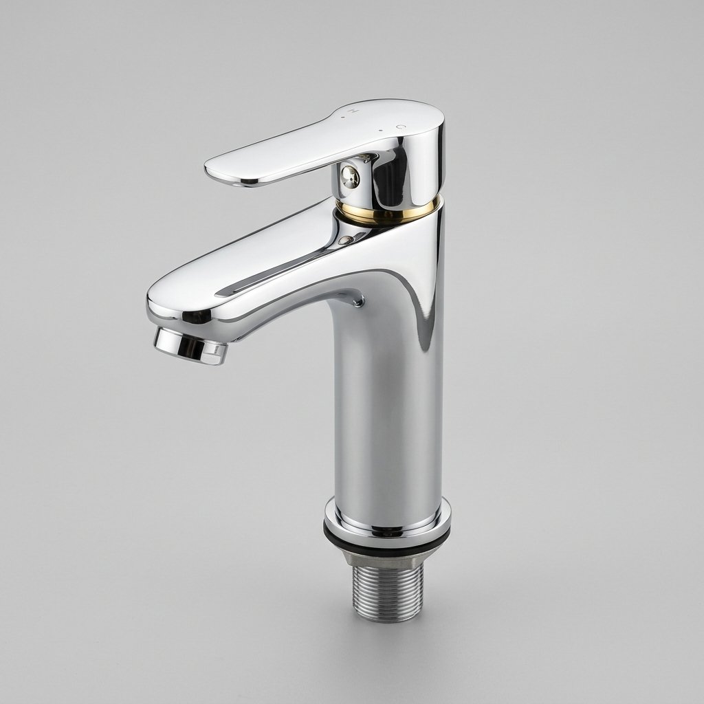 Robinet Mitigeur Encastrable Laiton Chromé pour Douche Italienne