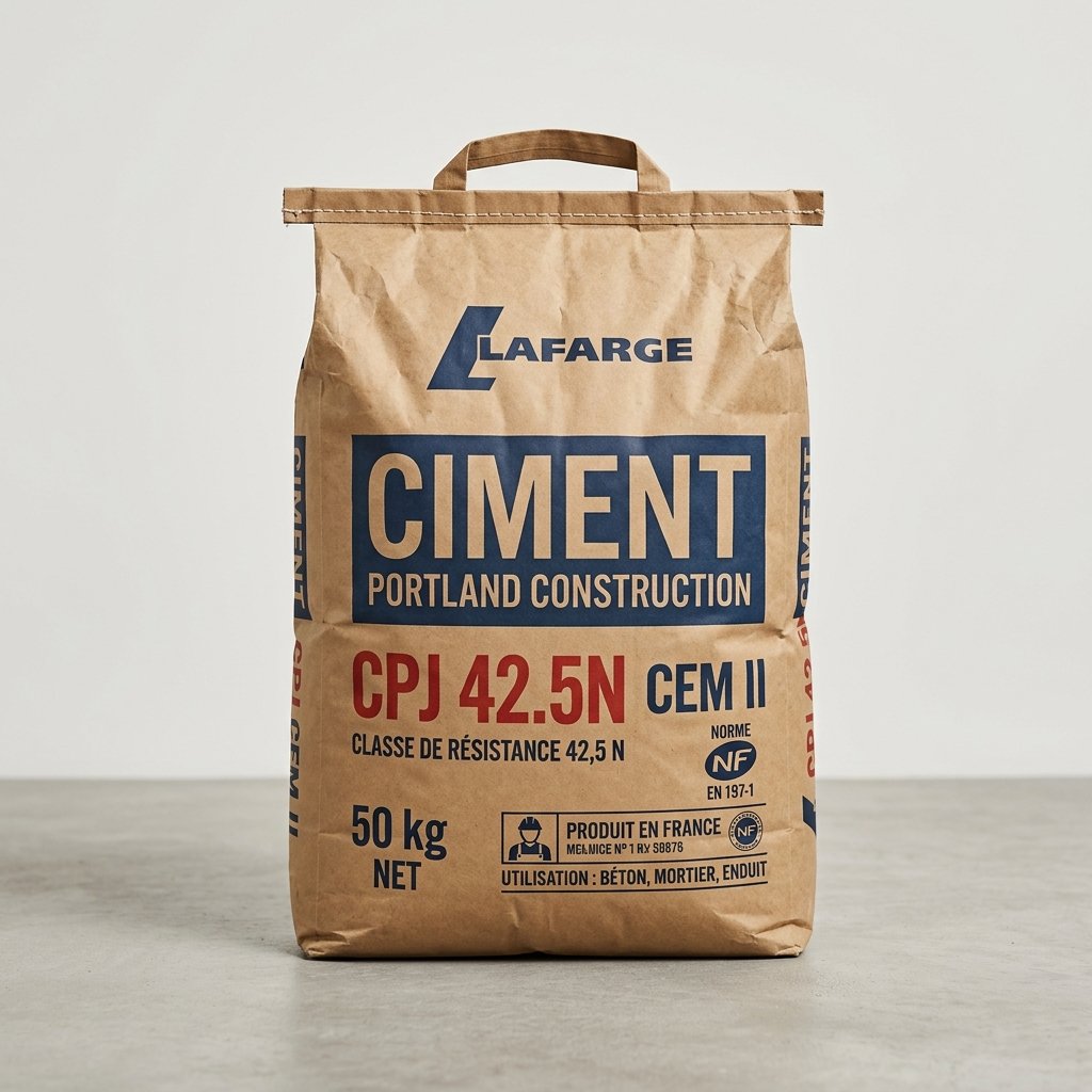 Ciment CPJ 42.5N Cimencam Haute Résistance (Sac de 50kg)