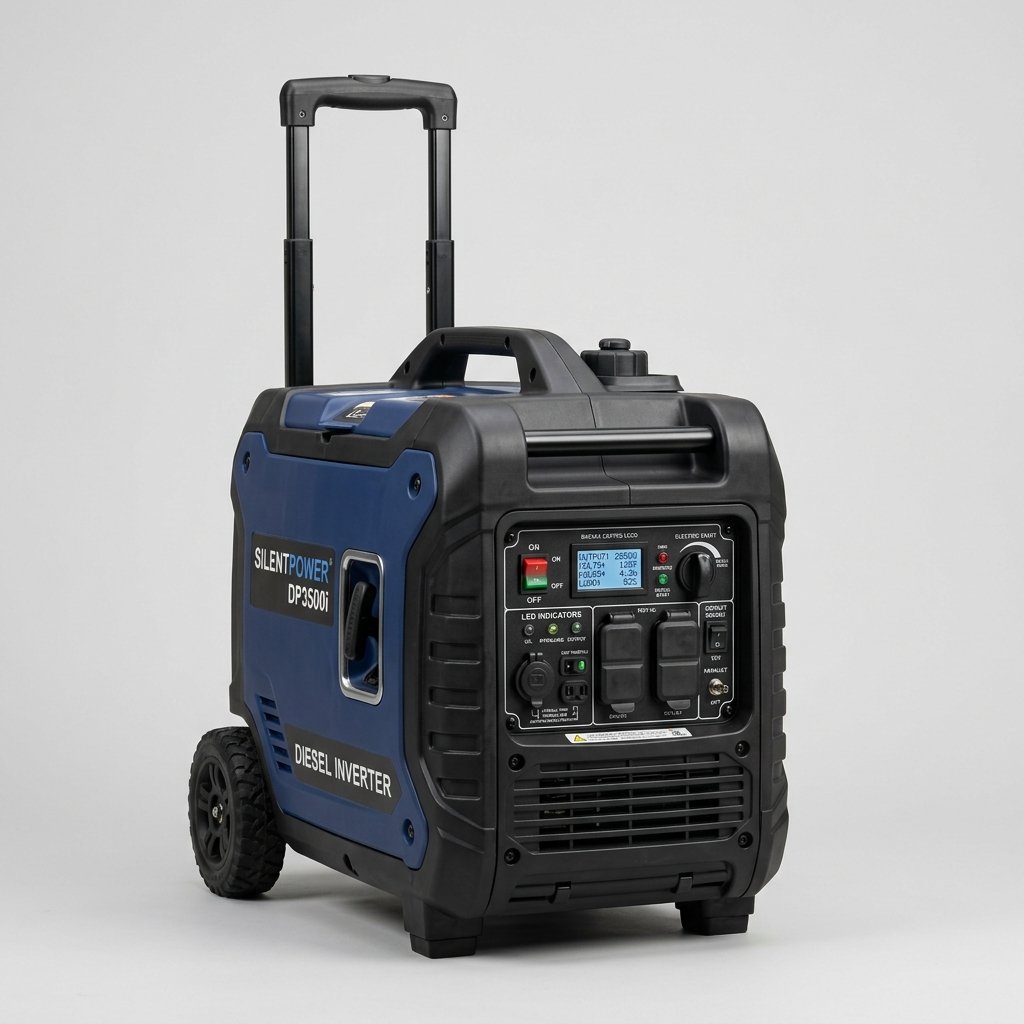 Groupe Électrogène Inverter Insonorisé 5.5 KVA Monophasé Diesel