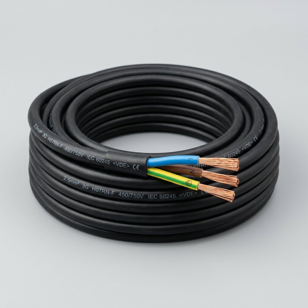 Câble Électrique Armé U-1000 RO2V 3G2.5mm² (Couronne 100m)